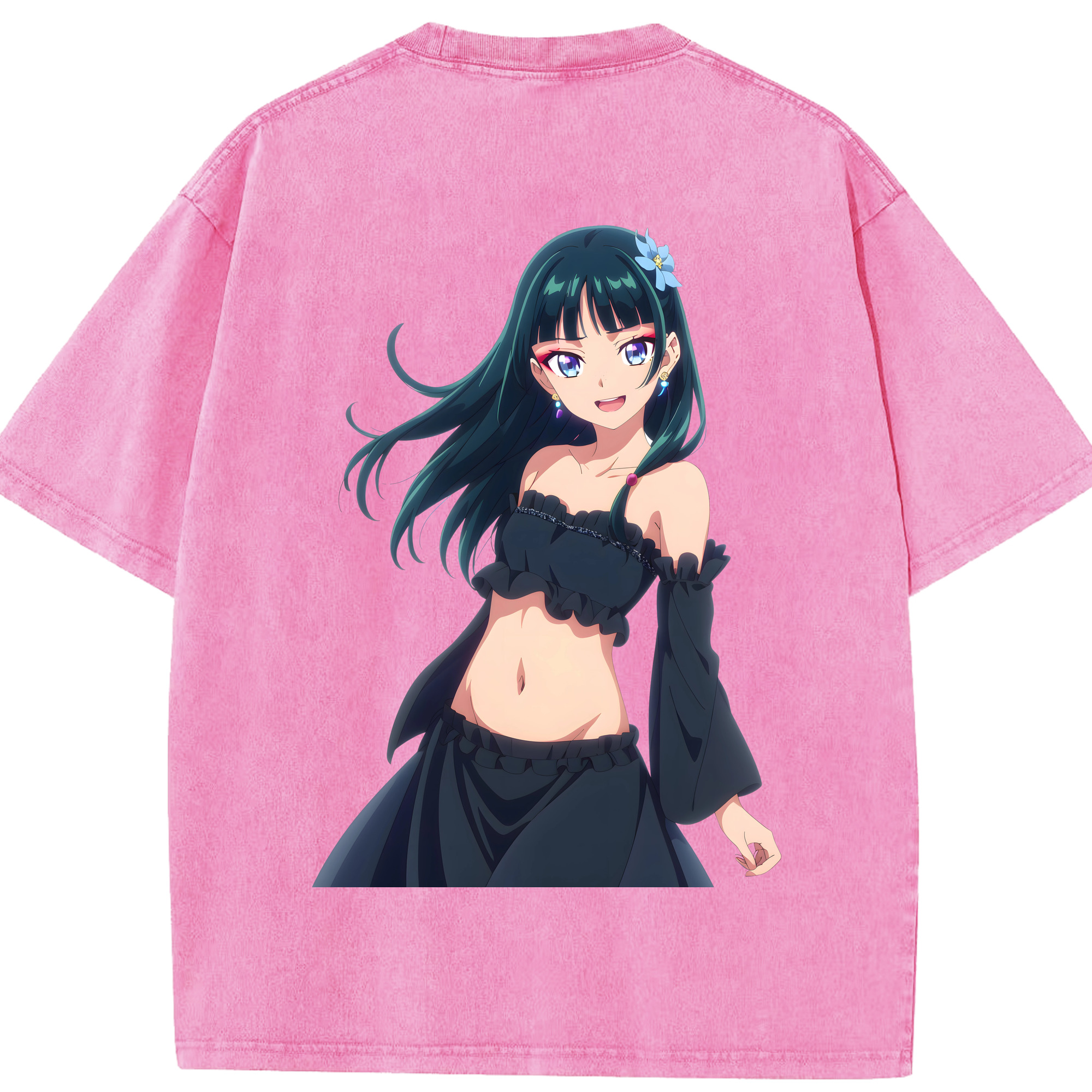 （画像用） 薬屋のひとりごと The Apothecary Diaries 綿100% ヴィンテージ風 半袖Tシャツ（背面プリント）